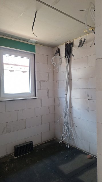 Der Innenausbau geht weiter: Rohinstallation Elektro. - 08.06.2026