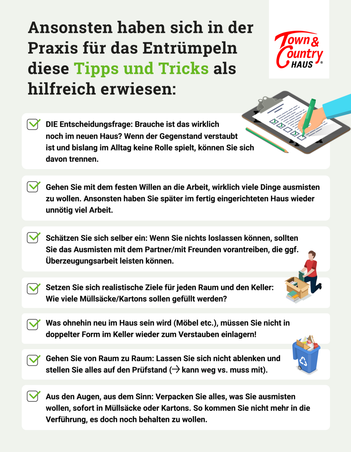 Tipps und Tricks Umzug