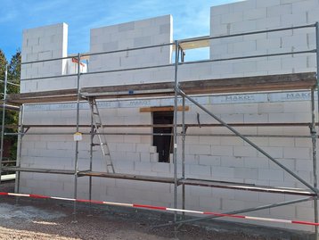 Mauern des Obergeschosses - 26.04.2026